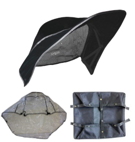 Excel Elise Sun Hood, Rain Cover & Shopping Basket Set BLACK